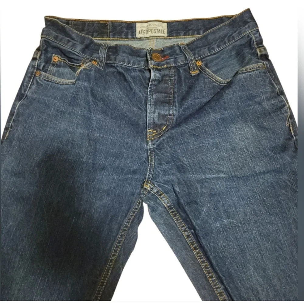 TWO Aeropostale Blue Jeans Sz.31 x 32 Essex STRAIGHT leg